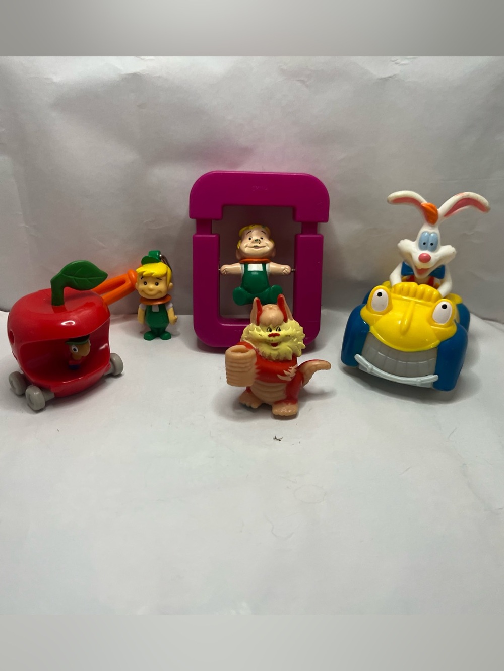 Vintage 90s toy lot Lowly Worm Roger Rabbit Jetsons Thunder Cats